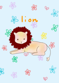 watercolor & lion