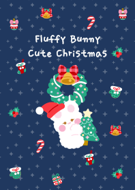 Fluffy Bunny Christmas