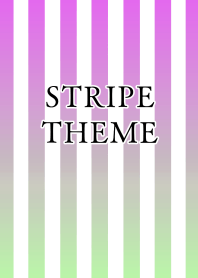 GRADATION STRIPE-PINK GREEN-WHITEj