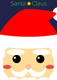 Retro pop Santa Claus