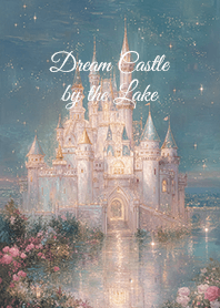 月明かりに輝く幻想の城