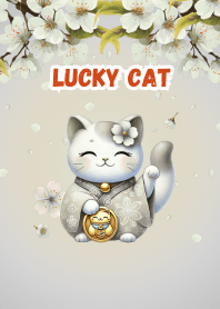 แมวกวักนำโชคดีร่ำรวยเงินทองการงาน