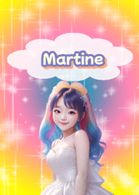 Martine bride beautiful hair G06