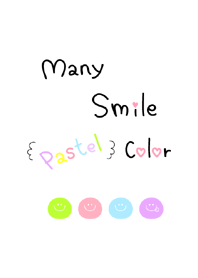 Many Smile Pastel Color