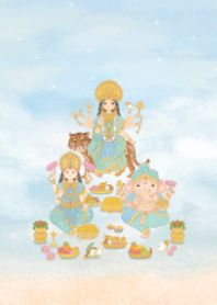 พระพิฆเนศ พะแม่อุมาเทวี พระแม่ลักษมี ข