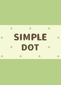SIMPLE DOT【LIGHT GREEN】