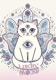 Somehoww : LUCKY NEKO & EVIL EYE (Pink)