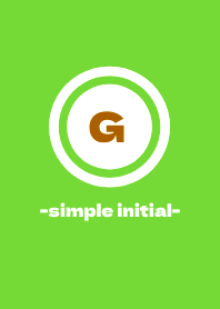 simple initial-G- THEME 98