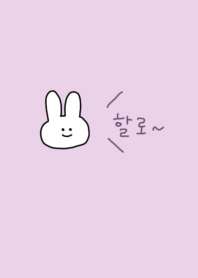 Hello rabbit(JP)purple2