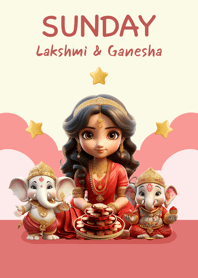 Lakshmi & Ganesha : Fortune Sunday