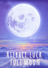 Attract luck full moon from Japan