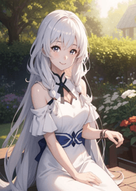 Comfortable sunny day-cute girl B51031