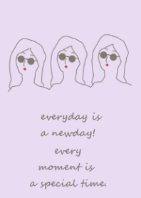 everyday is a newday (#purple greige)