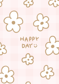 Fashionable beige flowers30 from Japan