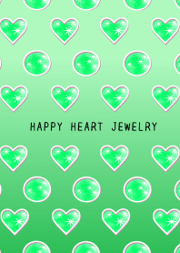 HAPPY HEART JEWELRYj-GREEN GRAD-BLACK