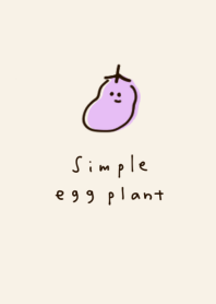 simple eggplant.