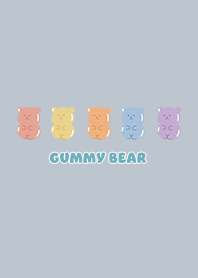 yammy gummy bear - slate blue