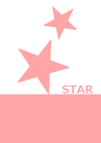 シンプルとピンクの星