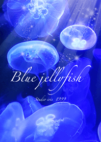 癒しのクラゲ Blue Light Jellyfish