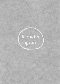 Kraft paper gray. Simple and cute.