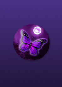 Butterfly amethyst fluttering inthenight