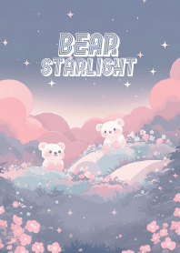 cute bear in starlight
