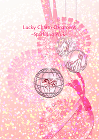 Lucky Charm Ornament-Sparkling Pink-