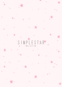 SIMPLE STAR-PINK WHITE- 24