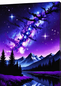 Mountain, Sea, and Moonlit Night 0F8F78