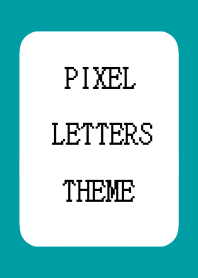 PIXEL LETTERS THEMEj-VIRIDIAN