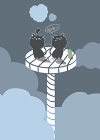 Cat on Platform J-Grey Indigo (Bl1)