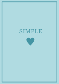 SIMPLE HEART -blue sky-