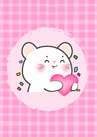 Simple White Mouse and Pink Theme