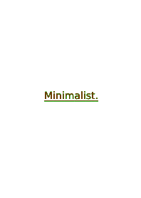 Minimalist THEME @56
