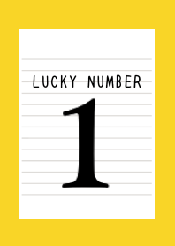 LUCKY NUMBER 1 NOTEBOOK-BLUE-YELLOW-REDj