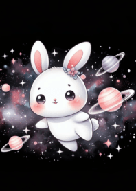 cute little round rabbit galaxy_8