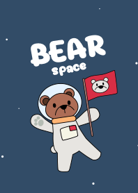 bear go to the moon