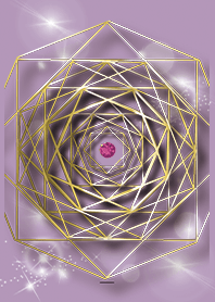 Purple : January garnet & octagon