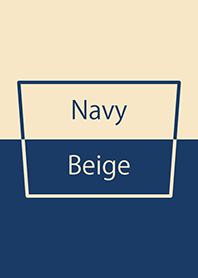 Navy & Beige Simple design 8
