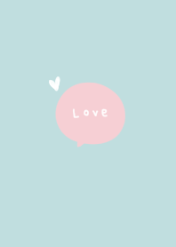 Snow blue and powder pink. SIMPLE.