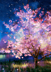 美しい夜桜の着せかえ#1969