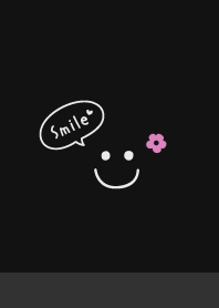 Flower Smile <Black>