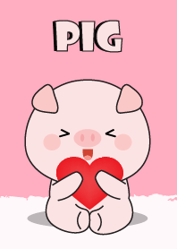 Simple Love Love Pig Theme