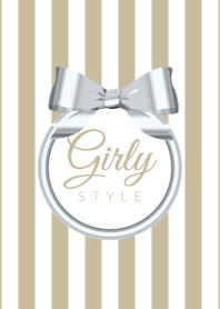 Girly Style-SILVERStripes-ver.11