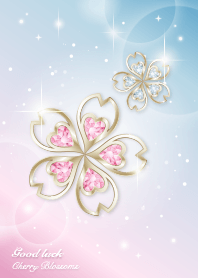 永遠の愛ピンクダイヤモンド【運気UP】桜