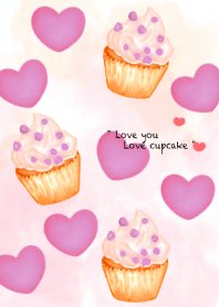 Mini purple heart cupcakes 3