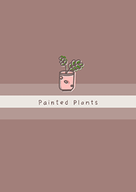 Painted plants JA-fog red (Be1)