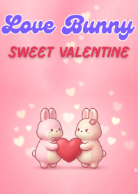 Love Bunny Couple – กระต่ายคู่ถือหัวใจ