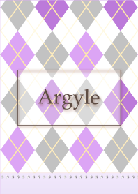 Argyle-Purple-
