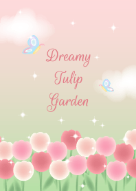 dreamy tulip garden